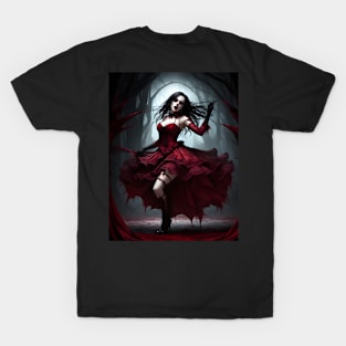 Joyful Dancing Vampiress T-Shirt